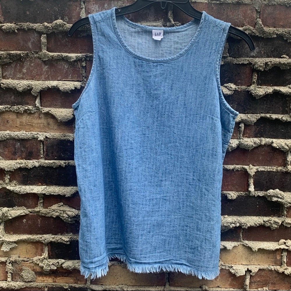 Gap Chambray Tank Small